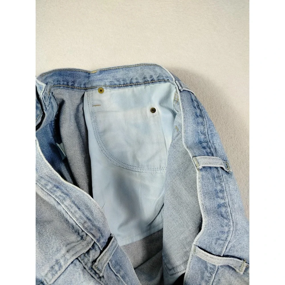 Vintage Walls Jeans Mens 40 Blue Relaxed‎ Fit Straight Denim Distressed Workwear